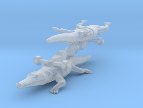 Rocket Crocodile from the World of Tomorrow in Clear Ultra Fine Detail Plastic