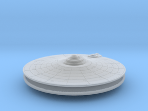 1000 TMP saucer part in Clear Ultra Fine Detail Plastic