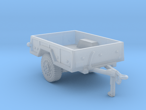 M101  trailer for humvee in Clear Ultra Fine Detail Plastic