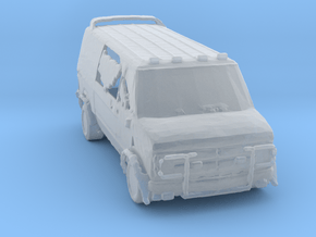 Wastelands Z-team van.  in Clear Ultra Fine Detail Plastic