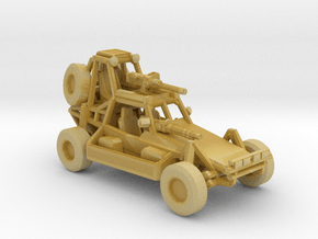 Desert Patrol Vehicle v2 1:220 scale in Tan Fine Detail Plastic