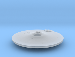 1000 Saucer refit1 in Clear Ultra Fine Detail Plastic