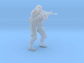 Modern Soldier Shooting Esc: 1/72 in Clear Ultra Fine Detail Plastic