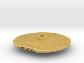 1000 TOS scout saucer v2 in Tan Fine Detail Plastic