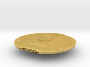 2500 TOS scout saucer v1 in Tan Fine Detail Plastic