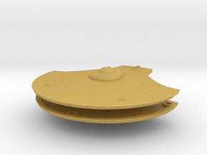 1000 TOS saucer v6 in Tan Fine Detail Plastic