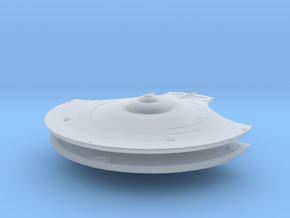 1000 TOS saucer v6 in Clear Ultra Fine Detail Plastic