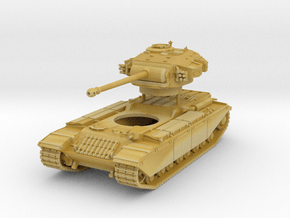 FV201 (A45) British Universal Tank Scale: 1:87 in Tan Fine Detail Plastic