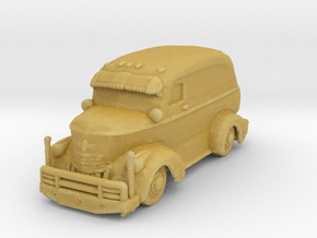 Jeepers Creeper Van v2 220 scale in Tan Fine Detail Plastic