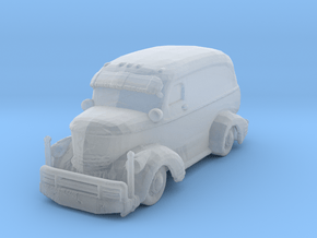 Jeepers Creeper Van v2 220 scale in Clear Ultra Fine Detail Plastic