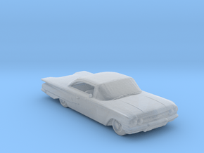 white Jeepers creeper 60 chevy 285 scale in Clear Ultra Fine Detail Plastic