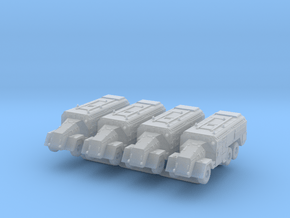 AEC Armoured Command Vehicle 6x6 Scale: 1:285 (x4) in Clear Ultra Fine Detail Plastic