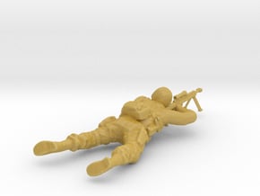 Soldier 14 Ho Scale (Sniper) in Tan Fine Detail Plastic