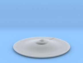 1000 TOS Saucer top v2 in Clear Ultra Fine Detail Plastic