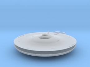 1000 TOS Saucer type 4 in Clear Ultra Fine Detail Plastic