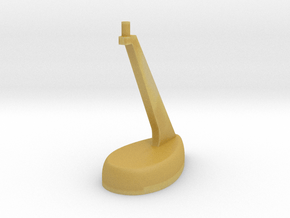 Distorted model display stand in Tan Fine Detail Plastic