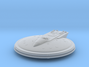 1400 Centaur class saucer1 in Clear Ultra Fine Detail Plastic