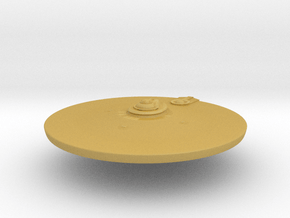 2500 TMP Saucer refit main deflector & neck in Tan Fine Detail Plastic