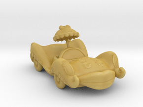Wacky Racer COMPACT PUSSYCAT 160 scale in Tan Fine Detail Plastic