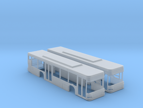 MAN A21 Lion's City Bus (N - 1:160) 2X in Clear Ultra Fine Detail Plastic