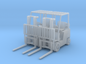 Yale Forklift (N -1:160) 2X in Clear Ultra Fine Detail Plastic