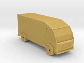 BG Box Truck 1:160 Scale in Tan Fine Detail Plastic