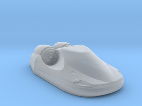 BG Hover Car v2 1:160 Scale in Clear Ultra Fine Detail Plastic