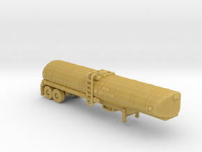 1959 Trail mobile 36' Tanker 1:160 scale The Duck in Tan Fine Detail Plastic