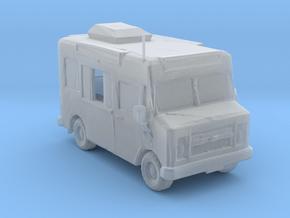 2000 Chevy box ice cream truck 1:160 scale in Clear Ultra Fine Detail Plastic