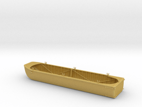 1/56th scale Austro-Hungarian pontoon (long) in Tan Fine Detail Plastic