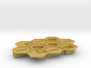 1/285th scale Connector set (10 pieces) in Tan Fine Detail Plastic