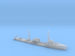 1/1800th scale Fugas class soviet minelayer ship in Clear Ultra Fine Detail Plastic