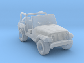 DOH 1977 jeep 1:160 scale in Clear Ultra Fine Detail Plastic