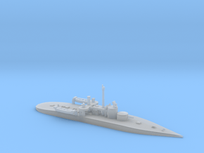 1/1200th scale SMS Leitha (1894) in Clear Ultra Fine Detail Plastic
