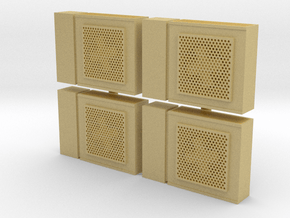 Cab Air Conditioner Vapor Style (O - 1:48) 4X in Tan Fine Detail Plastic