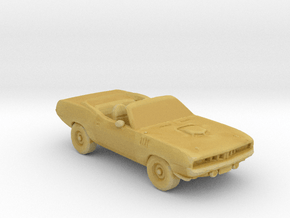 NB 1970 Plymouth Barracuda 1:160 scale in Tan Fine Detail Plastic