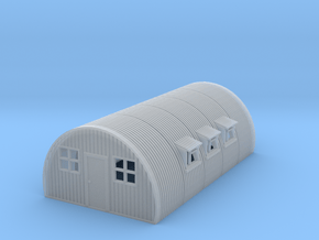1/100th scale Nissen hut in Clear Ultra Fine Detail Plastic