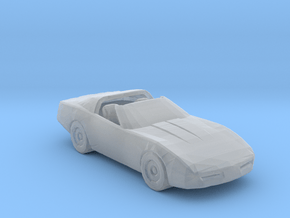 AT 1984 Chevrolet Corvette 1:160 scale in Clear Ultra Fine Detail Plastic