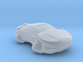 FE BG Hover Sport Car in Clear Ultra Fine Detail Plastic