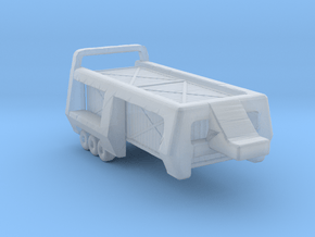 CS Transport container Trailer 1:160 scale in Clear Ultra Fine Detail Plastic