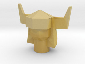 Acroyear II Head For Microman Figures in Tan Fine Detail Plastic