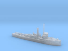 1/1200th scale ORP General Haller gunboat in Clear Ultra Fine Detail Plastic