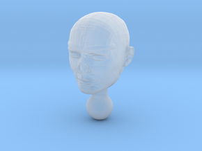Time Traveler Acroyear Unmasked Head in Clear Ultra Fine Detail Plastic