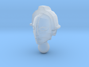 Lady Command Maria Head in Clear Ultra Fine Detail Plastic