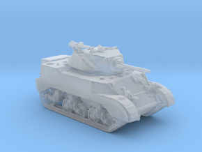 ARVN M5 Stuart Light tank 1:160 scale in Clear Ultra Fine Detail Plastic