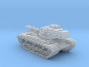 ARVN M47 Patton medium tank rail load 1:160 scale in Clear Ultra Fine Detail Plastic