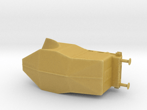 1/160th (N scale) scale snow plough in Tan Fine Detail Plastic