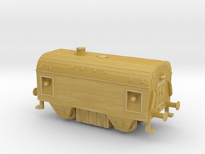 1/350th scale Armoured traincar, casemate in Tan Fine Detail Plastic