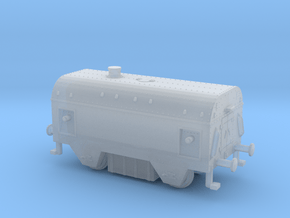 1/350th scale Armoured traincar, casemate in Clear Ultra Fine Detail Plastic