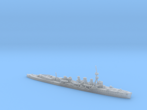 1/1200th scale HMS Caroline light cruiser in Clear Ultra Fine Detail Plastic